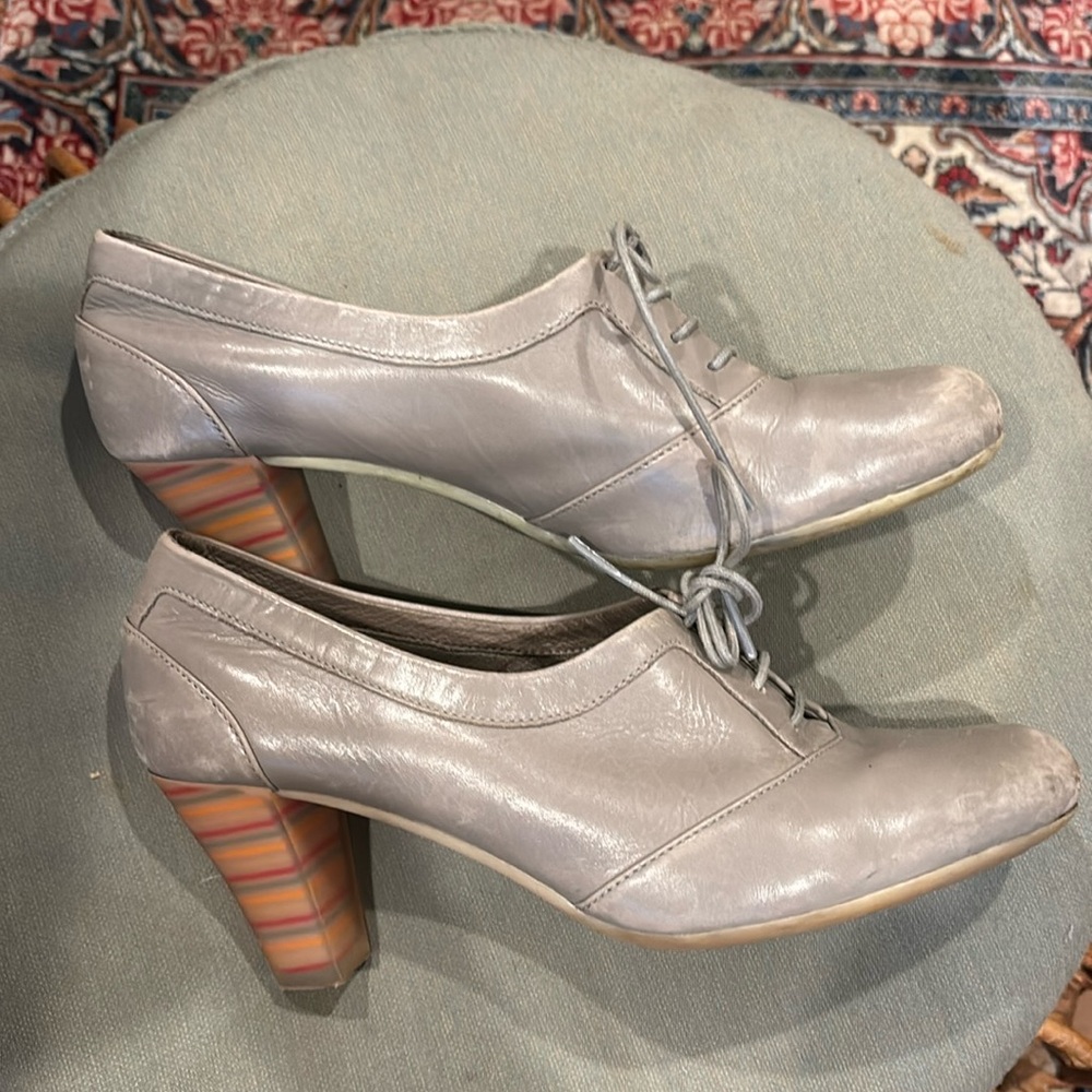 Grey Camper lace up pumps - sz 37